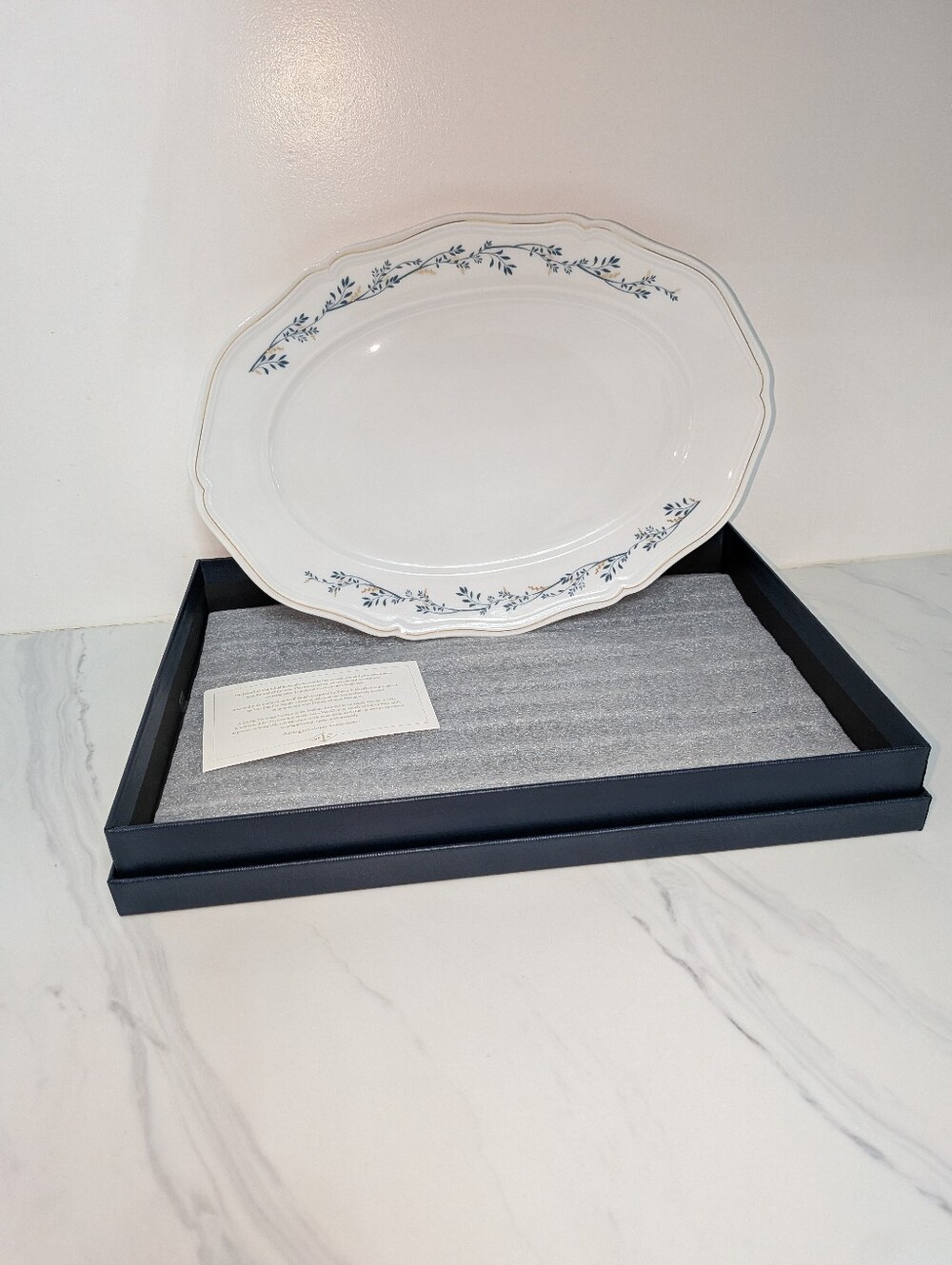 New Rare $420 Van Cleef Arpels Raynaud Limoges Platter NEW IN VCA BOX